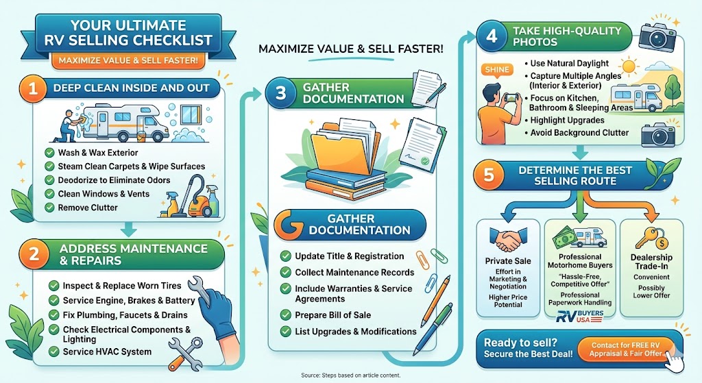 Ultimate RV Selling Checklist