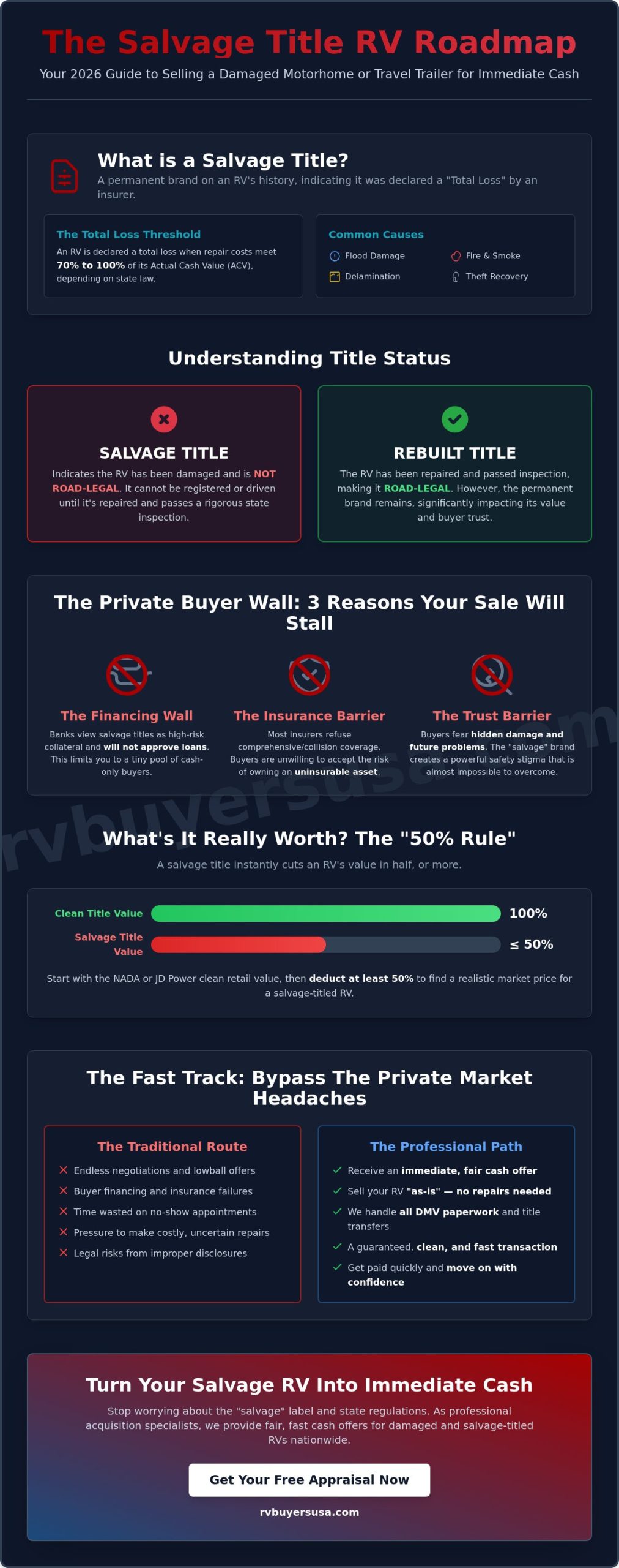 Selling an RV with a Salvage Title: Your 2026 Guide to Getting Cash