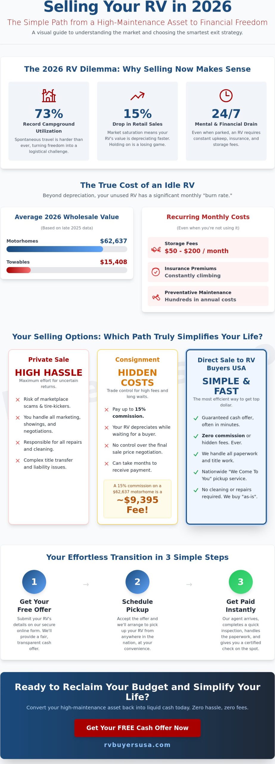Selling the RV to Simplify Life: A Guide to Stress-Free Downsizing in 2026