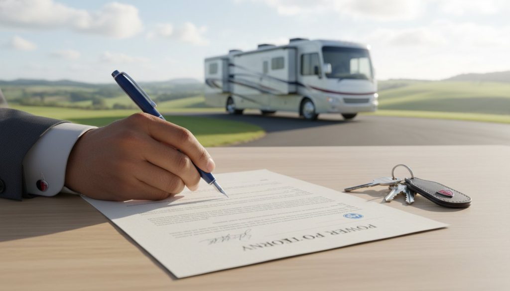Power of Attorney to Sell a Motorhome: The Complete 2026 Guide